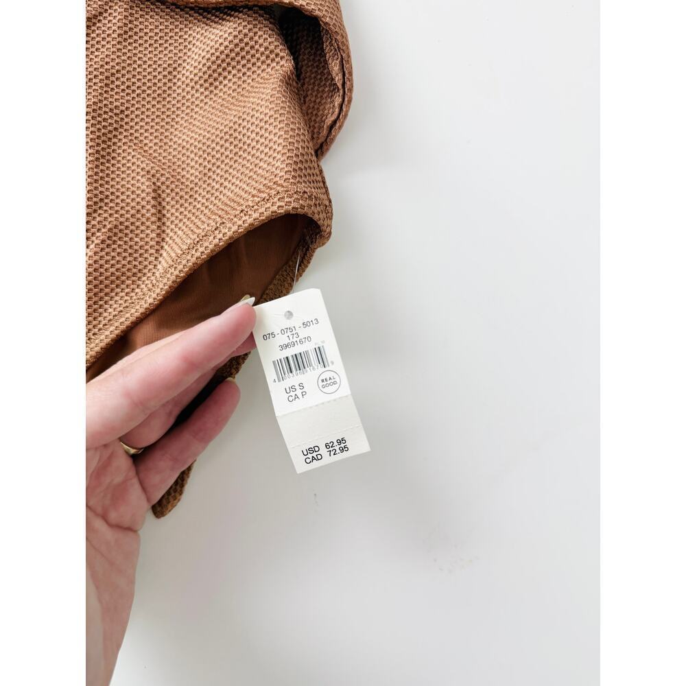 aerie brown wrap one piece swimsuit  - size small - Picture 2 of 4
